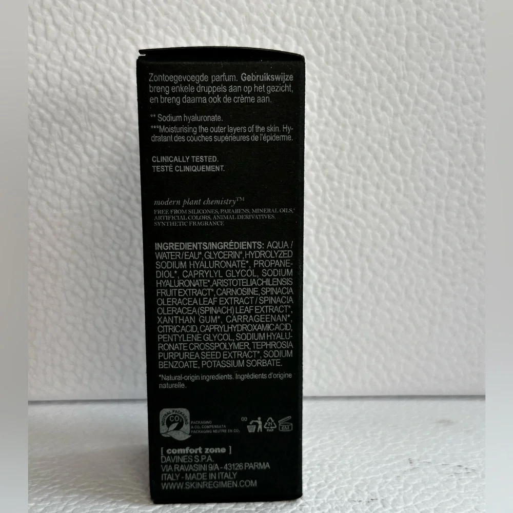 🆕 SKIN REGIMEN 1.85 HA Booster Hydra-plumping Concentrate NIB